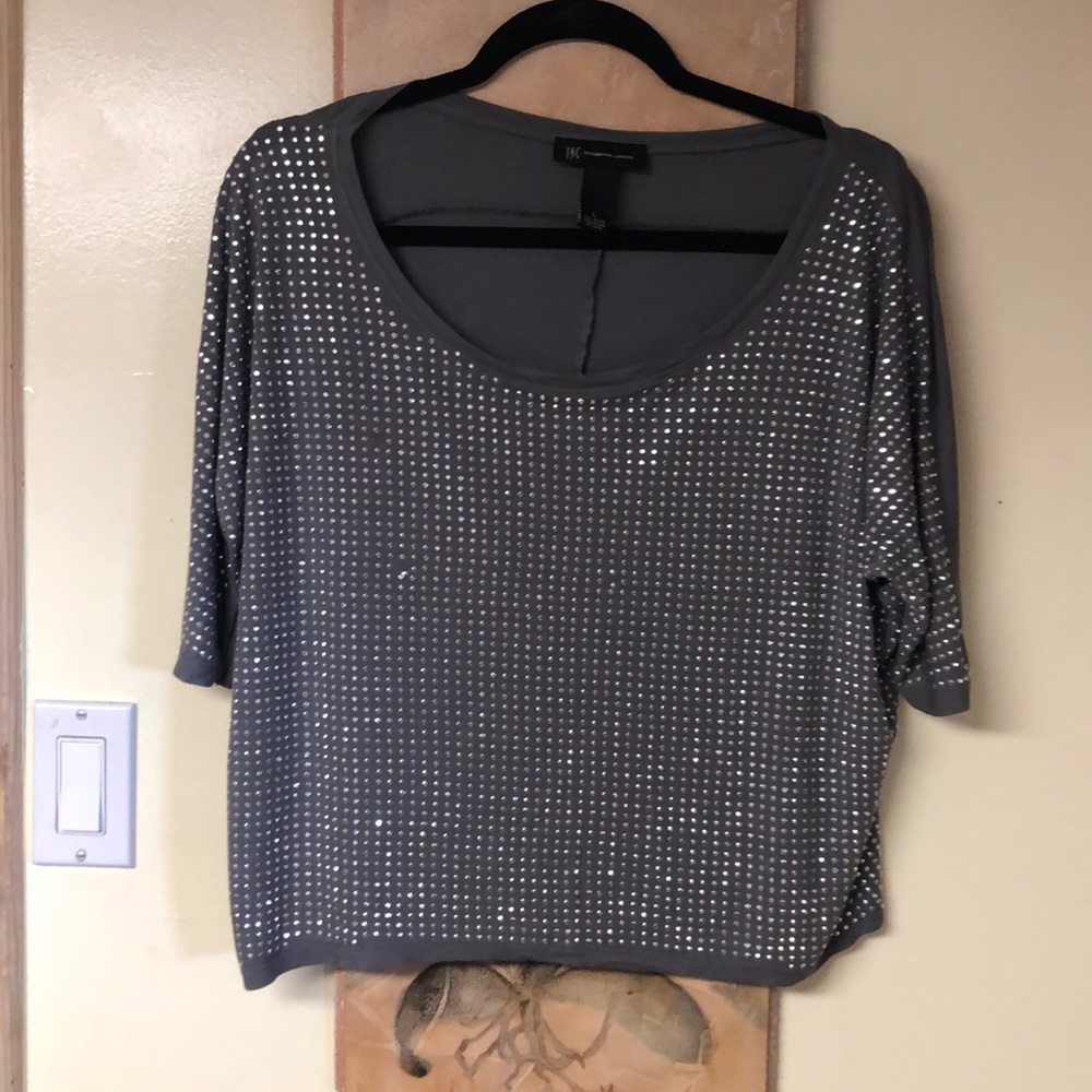 Inc grey cotton top